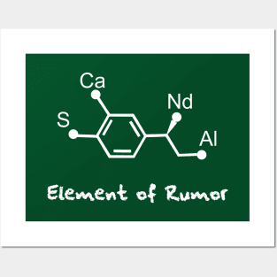 chemical formula of scandal Posters and Art